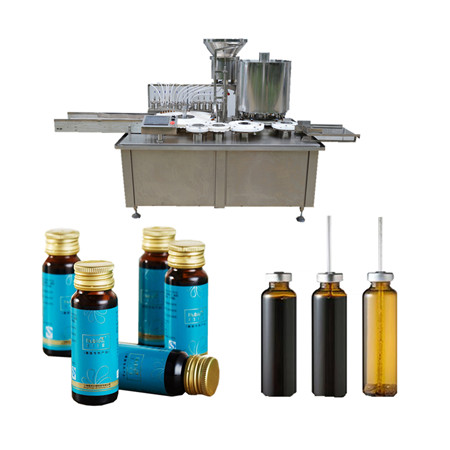 Máquina de enchimento de frascos de vidro âmbar 1Ml 2Ml 3Ml 5Ml para produtos farmacêuticos