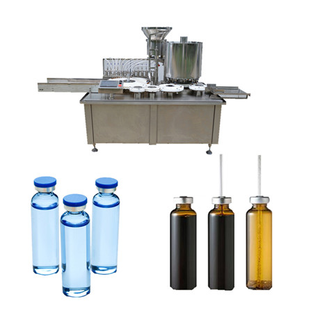 YB-YX4 5 ml máquina de enchimento de Óleo Essencial de 4 tampas com conta-gotas de vidro