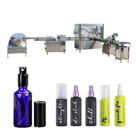 Máquina de enchimento automática pequena da garrafa de vidro do óleo essencial do perfume automático