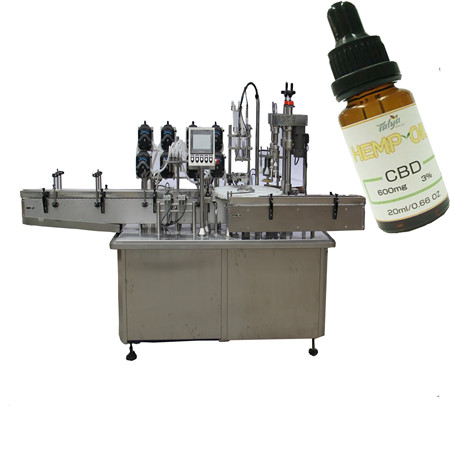 Máquina de enchimento de líquido viscoso semiautomática para frasco