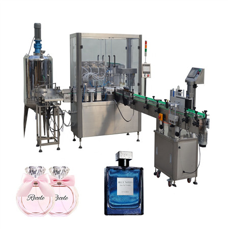 JB-YX2 PLC controlada máquina de óleo de fumaça, máquina de enchimento de 4 oz, tampando de enchimento e máquina de etiquetas com linha de produção