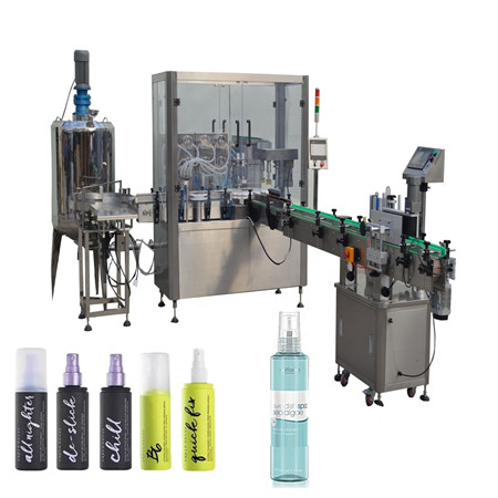 Máquina de enchimento cosmética automática com máquina de enchimento de frascos Máquina de enchimento de garrafas de 30 ml com enchimento de líquido de 50 ml