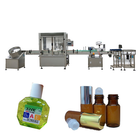 Máquina YB-YX4 totalmente automática de enchimento e nivelamento para 1Oz 2Oz Jasmine Perfume Oil Roll On máquina de enchimento de óleo cbd