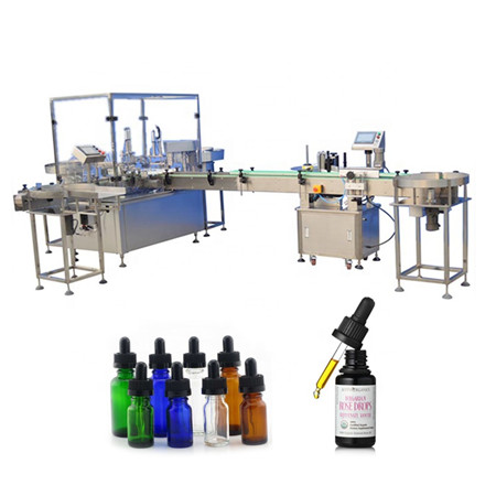 Linha de produção de enchimento líquido de suco JB-YG4 250 ml 500 ml de bebida de plástico garrafa de enchimento e tampando a máquina