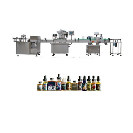 Máquina de enchimento de óleo líquido semi-automática de óleo essencial mini