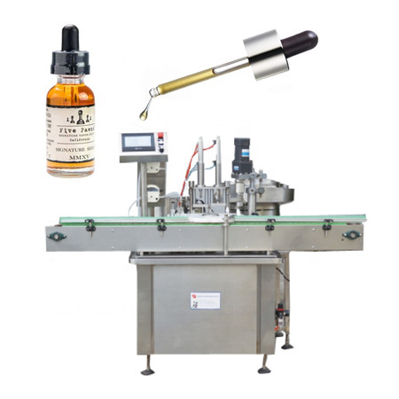 Fábrica de venda quente de alta viscosidade máquina de embalagem de líquido máquina de embalagem para frascos de óleo de cigarro com PLC controlado