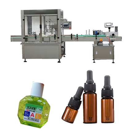 Máquina de enchimento farmacêutico de óleo essencial líquido de cigarro eletrônico para colírio com certificado CE