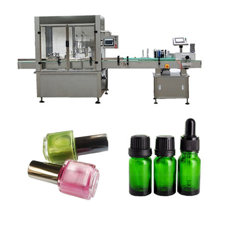 Loção de creme automática rotativa para linha de produção de embalagem para máquina de enchimento de cosméticos líquidos