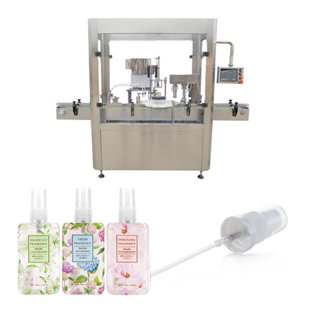 Máquina de vedação de tampa de garrafa de plástico de frasco totalmente automática, máquina de prensagem de frasco, máquina de fechamento de tampa de frasco