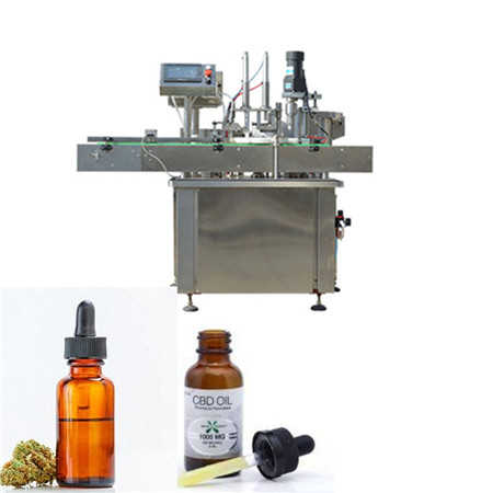 Máquina de tamponamento e enchimento líquido de garrafa de óleo essencial de alta precisão automática com preço de fábrica