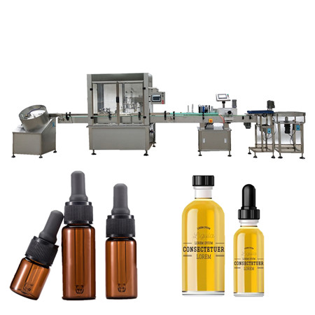 Máquina de enchimento essencial do frasco de azeite do preço de fábrica para o laboratório