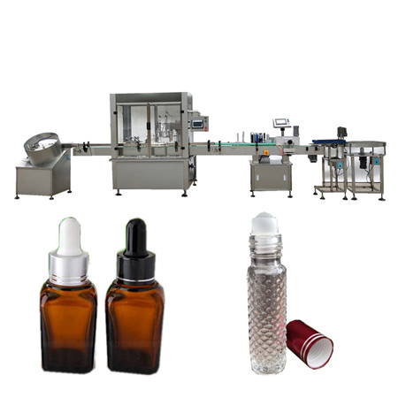 Máquina de enchimento automática pequena da garrafa de vidro do óleo essencial do perfume automático