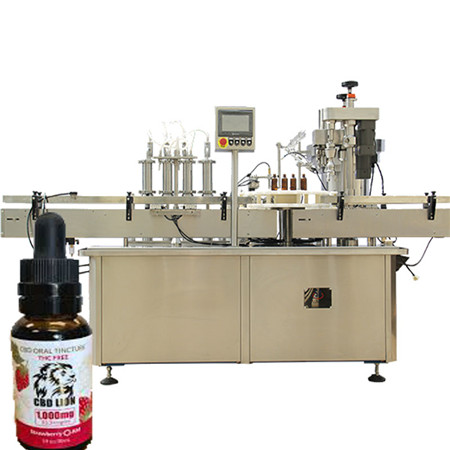 10ml 30ml 60ml E Juice Máquina automática de tamponamento e enchimento de líquidos para garrafas