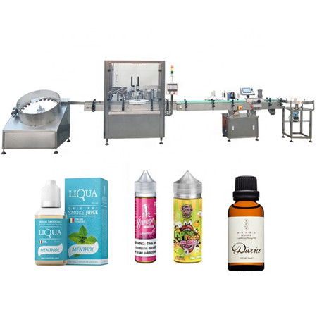 Enchimento quantitativo líquido da garrafa da máquina de enchimento do E-suco do óleo essencial do perfume do Desktop