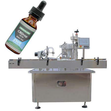 Máquina de enchimento automático YB-YX4 15ml cbd frasco de enchimento de garrafa e máquina de rotulagem