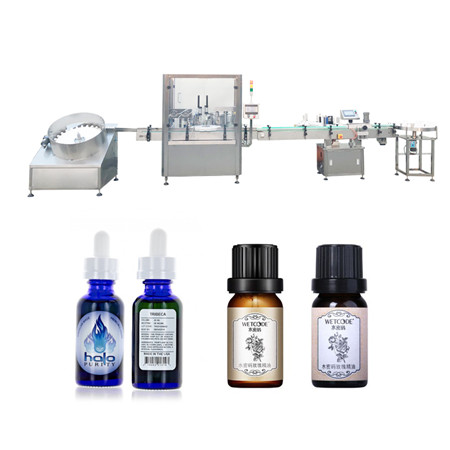 Solução oral automática linha de máquina de enchimento de líquidos álcool frasco de vidro frasco de enchimento e tampando a máquina 4000BPH