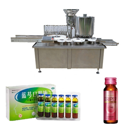 Máquina de enchimento de tintura de óleo líquido de 5ml / 10ml / 30ml / 50ml ou frasco personalizado / frasco de pequena escala