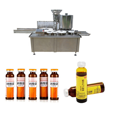 Máquina automática de tamponamento de enchimento líquido oral de óleo de água líquida e mel