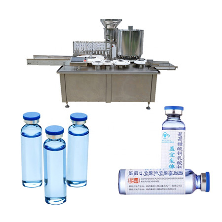Máquina automática de enchimento e selagem de líquido oral para máquina de enchimento e capsulagem de frascos de vidro